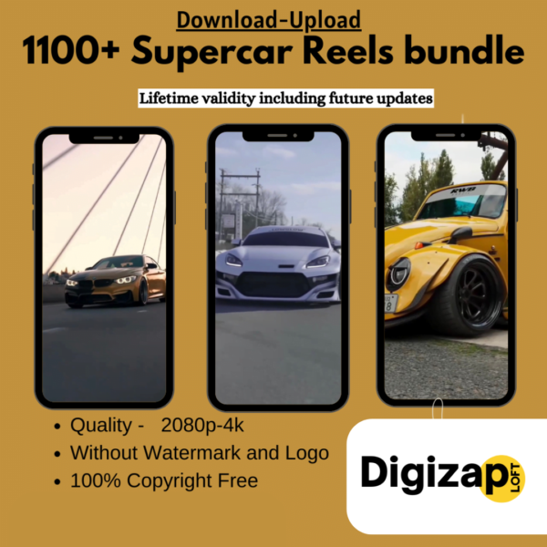 2500+ Latest Super car Reels Bundle