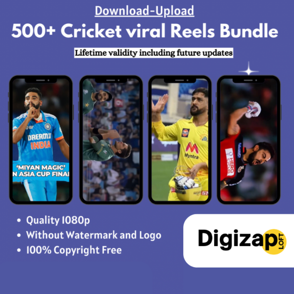 500+ Cricket Reels bundle