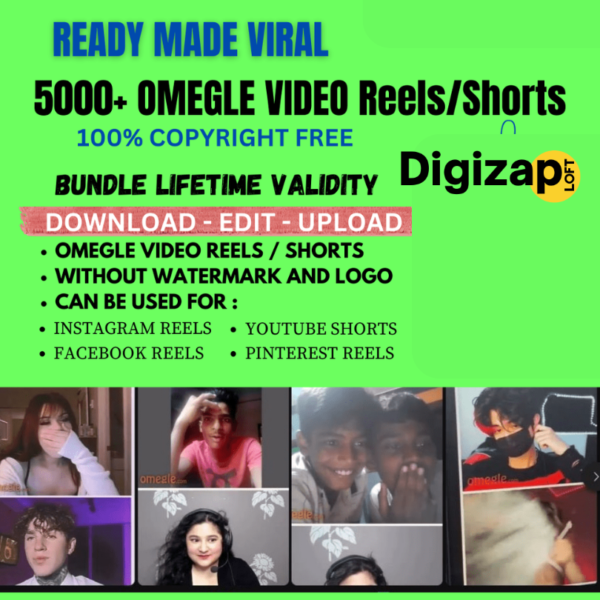 5000+ OMEGLE VIDEO Reels Bundle