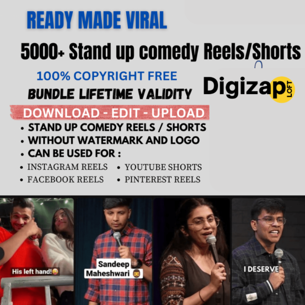 5000+ STAND UP COMEDY Reels Bundle